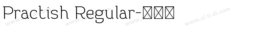 Practish Regular字体转换